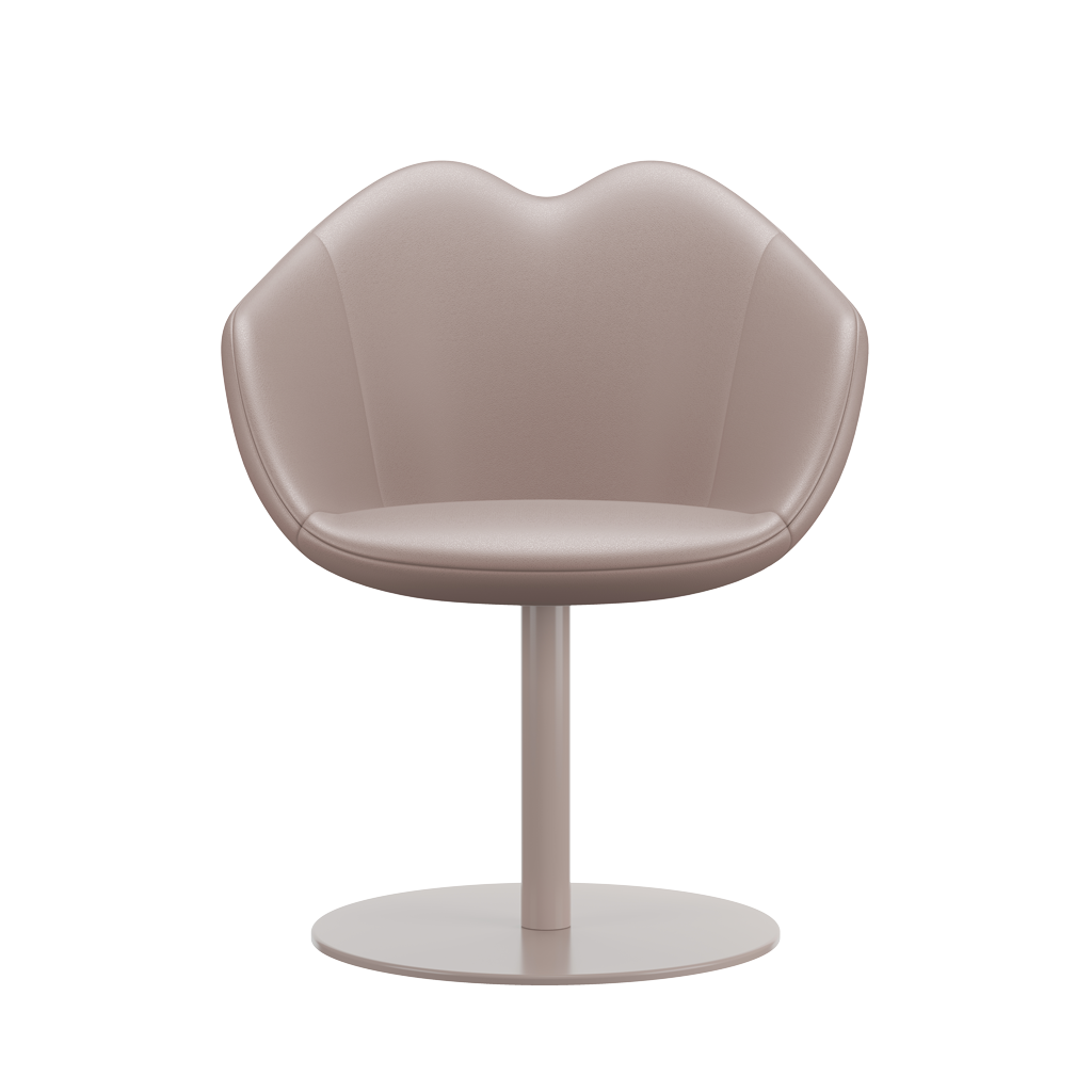 XOXO Chair Leather Round Base by Nika Zupanc - Milk Concept Boutique