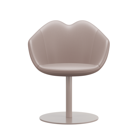 XOXO Chair Leather Round Base by Nika Zupanc - Milk Concept Boutique