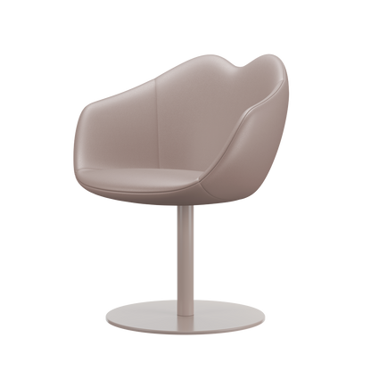 XOXO Chair Leather Round Base by Nika Zupanc - Milk Concept Boutique