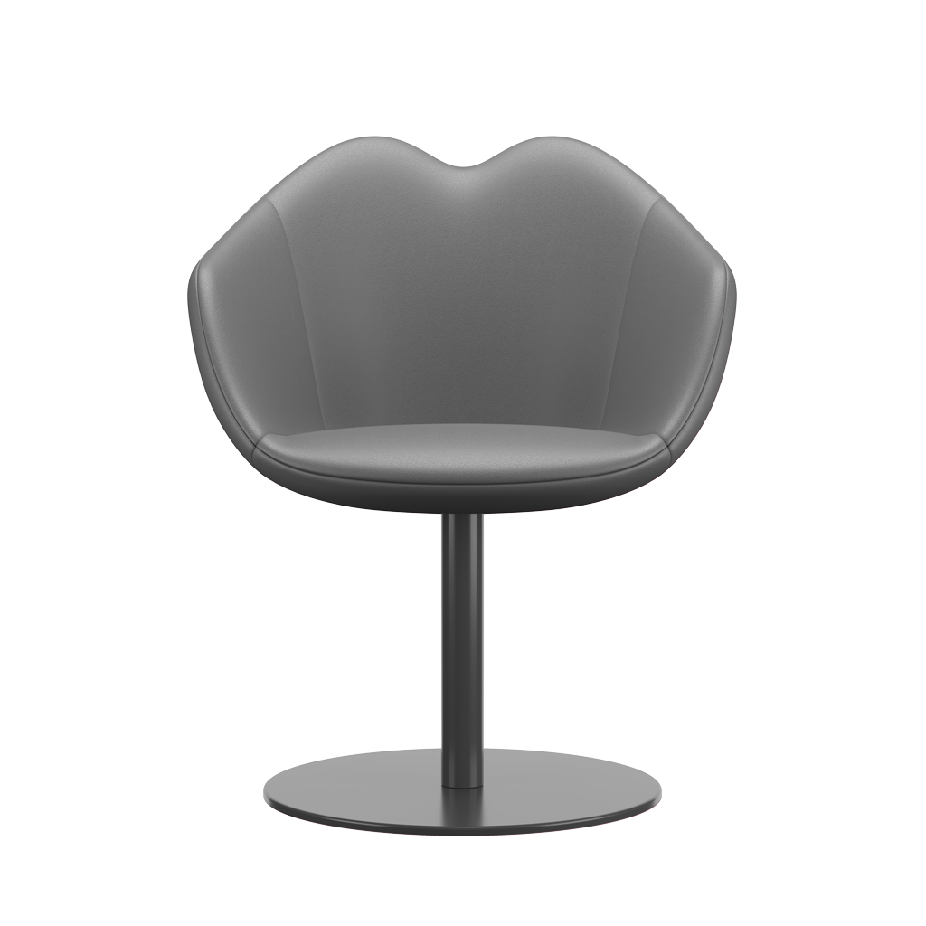 XOXO Chair Leather Round Base by Nika Zupanc - Milk Concept Boutique