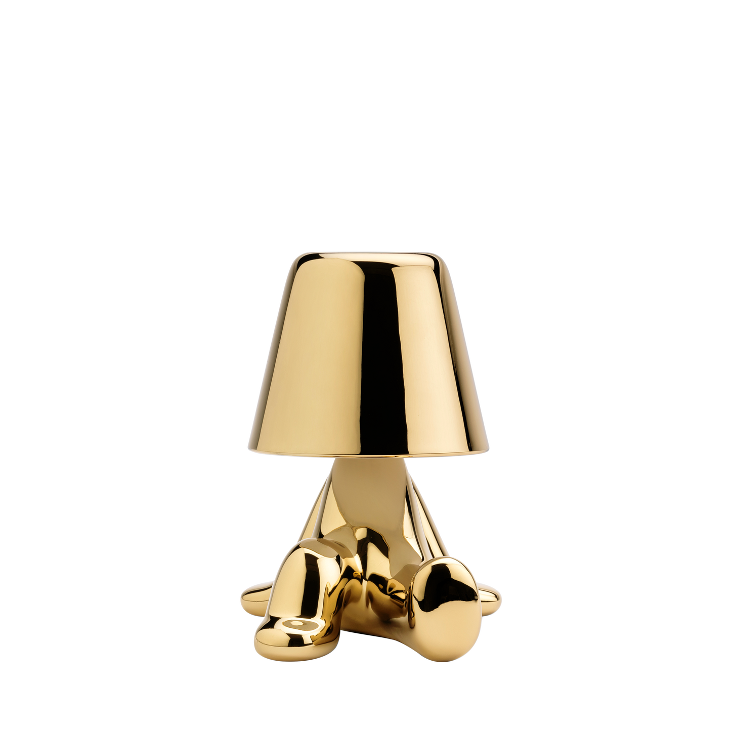 Golden Brothers - Bob Lamp in gold design by Stefano Giovannoni - Milk Concept Boutique