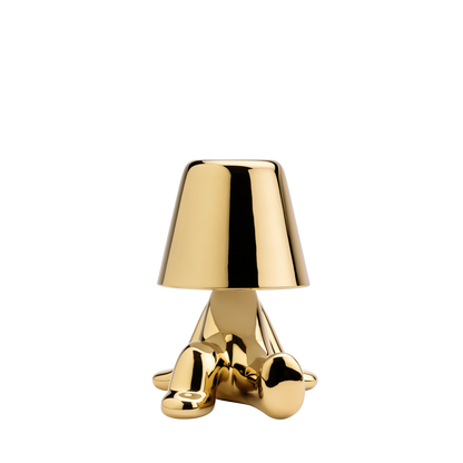 Golden Brothers - Bob Lamp in gold design by Stefano Giovannoni - Milk Concept Boutique