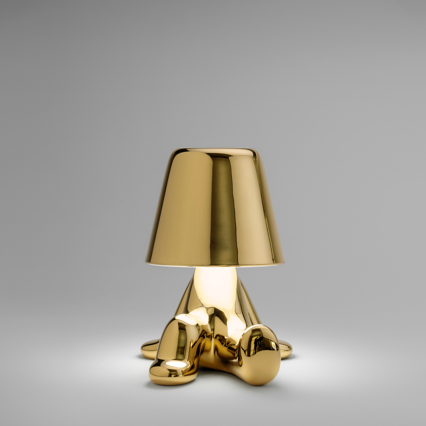 Golden Brothers - Bob Lamp in gold design by Stefano Giovannoni - Milk Concept Boutique