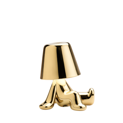 Golden Brothers - Bob Lamp in gold design by Stefano Giovannoni - Milk Concept Boutique