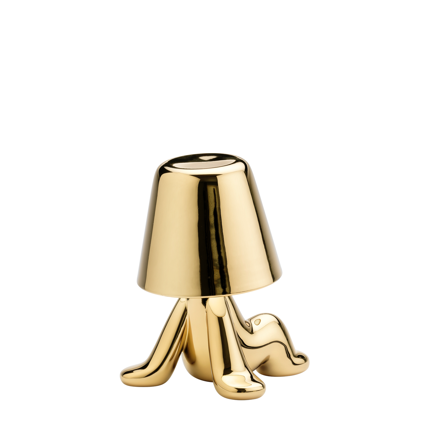 Golden Brothers - Bob Lamp in gold design by Stefano Giovannoni - Milk Concept Boutique