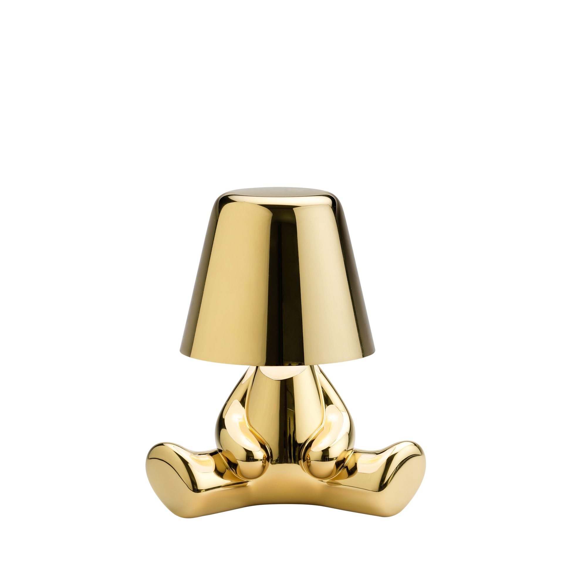 Golden Brothers - Joe Lamp in gold design by Stefano Giovannoni - Milk Concept Boutique