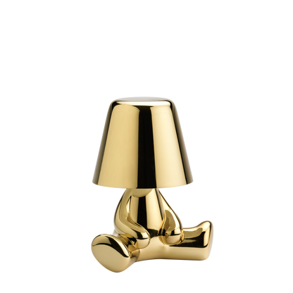 Golden Brothers - Joe Lamp in gold design by Stefano Giovannoni - Milk Concept Boutique