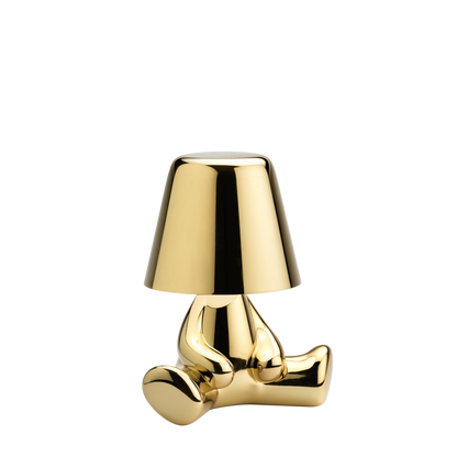 Golden Brothers - Joe Lamp in gold design by Stefano Giovannoni - Milk Concept Boutique