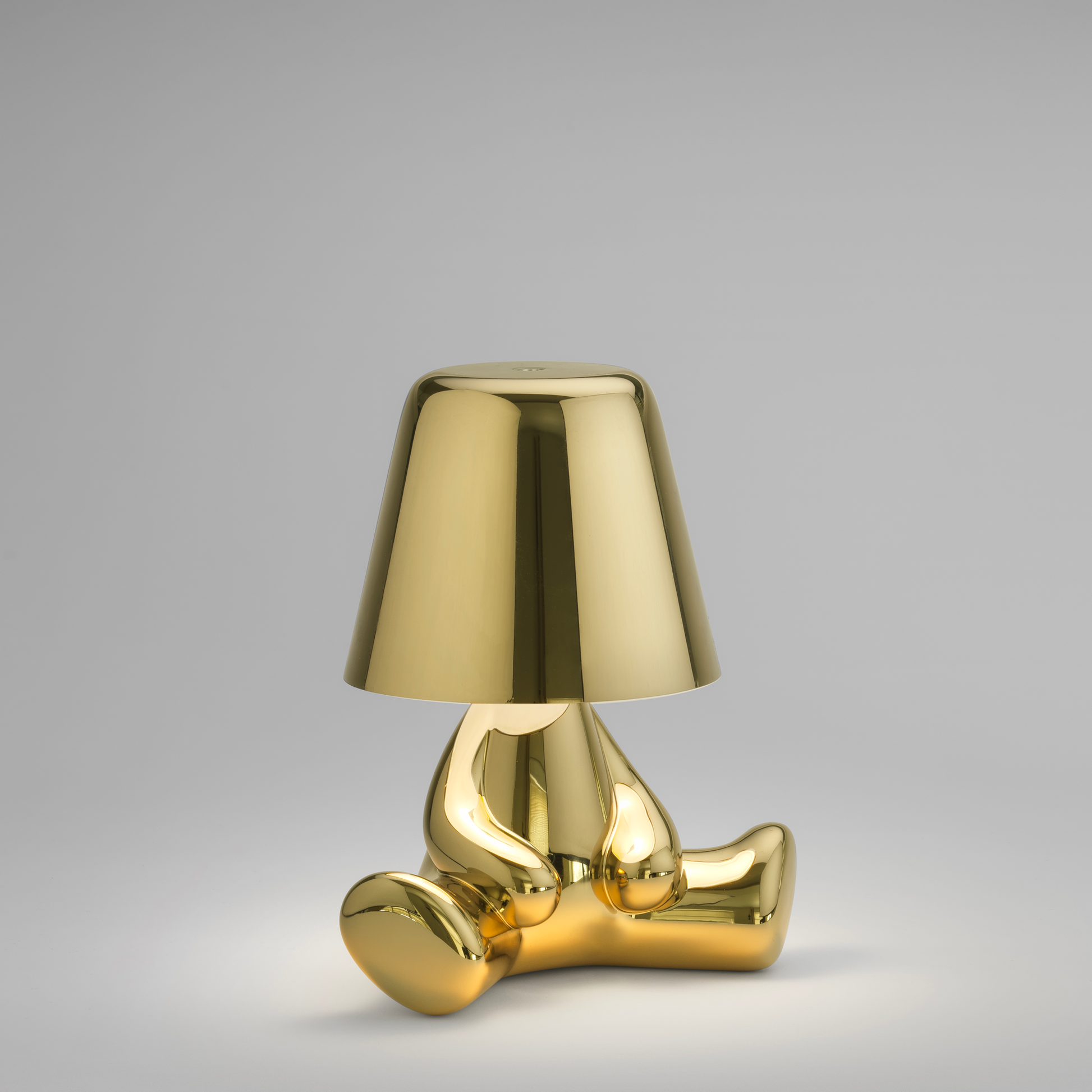 Golden Brothers - Joe Lamp in gold design by Stefano Giovannoni - Milk Concept Boutique