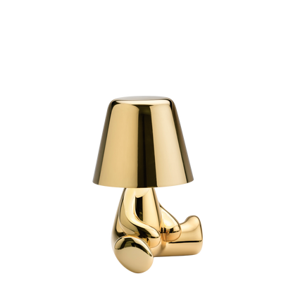 Golden Brothers - Joe Lamp in gold design by Stefano Giovannoni - Milk Concept Boutique