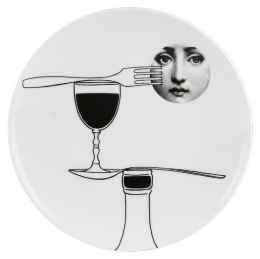 Fornasetti Wall Plate T&V 136 - Milk Concept Boutique