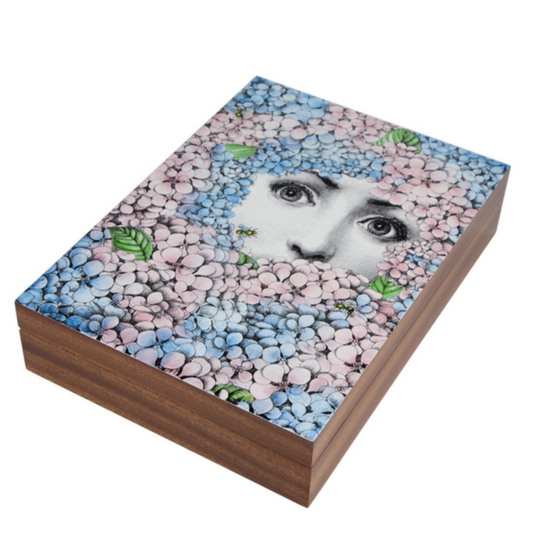 Fornasetti Wooden box Ortensia colour - Milk Concept Boutique