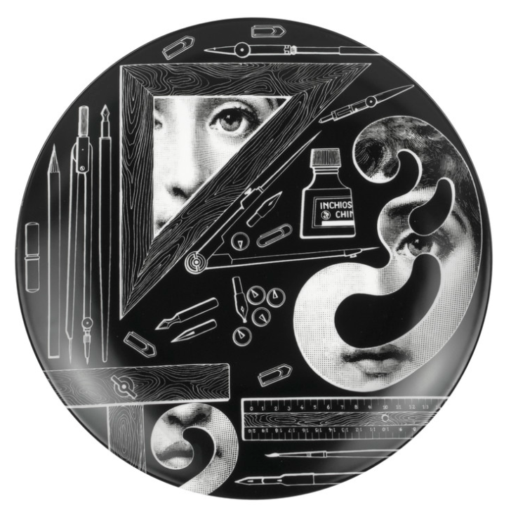 Fornasetti  Wall Plate T&V 391 - Milk Concept Boutique