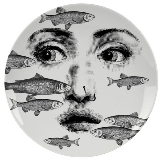 Fornasetti Wall Plate T&V 392 - Milk Concept Boutique