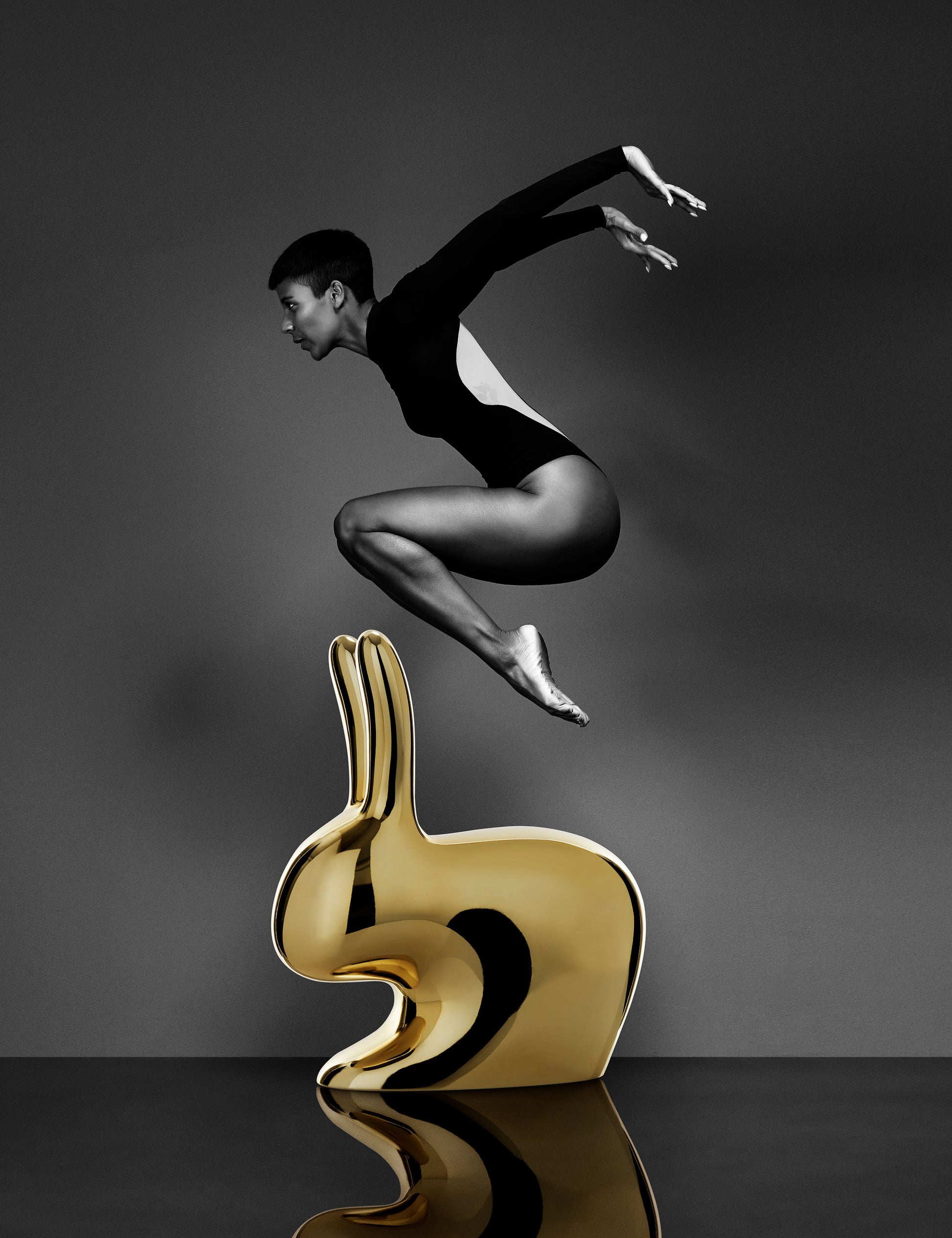 Rabbit Chair Metal Finish by Stefano Giovannoni - Milk Concept Boutique