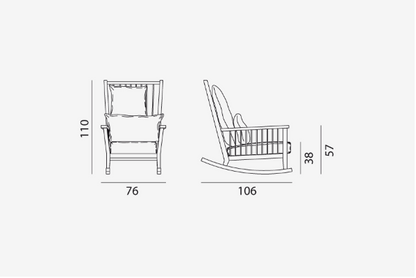 Rocking-chair InOut 709 - Milk Concept Boutique