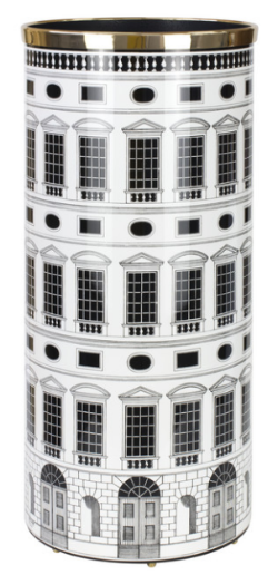 Fornasetti Umbrella Stand Architettura Black & White - Milk Concept Boutique