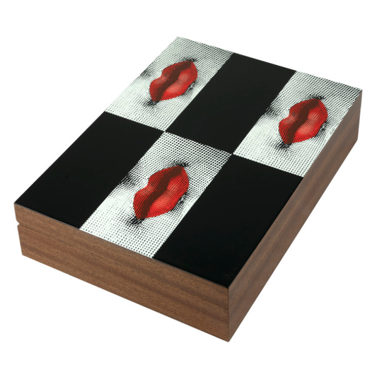 Fornasetti Wooden box Kiss colour - Milk Concept Boutique