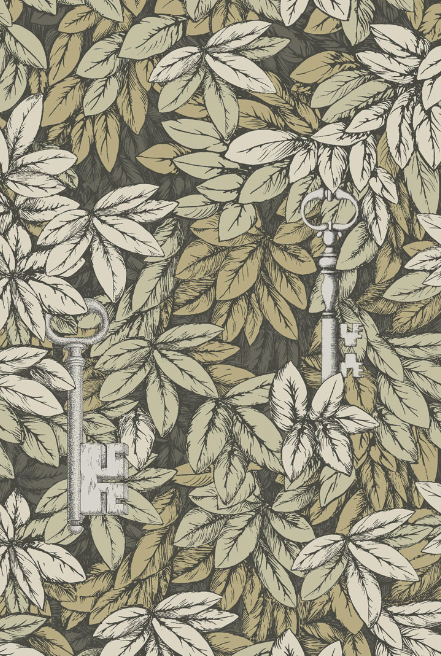 CHIAVI SEGRETE Wallpaper sample - Milk Concept Boutique