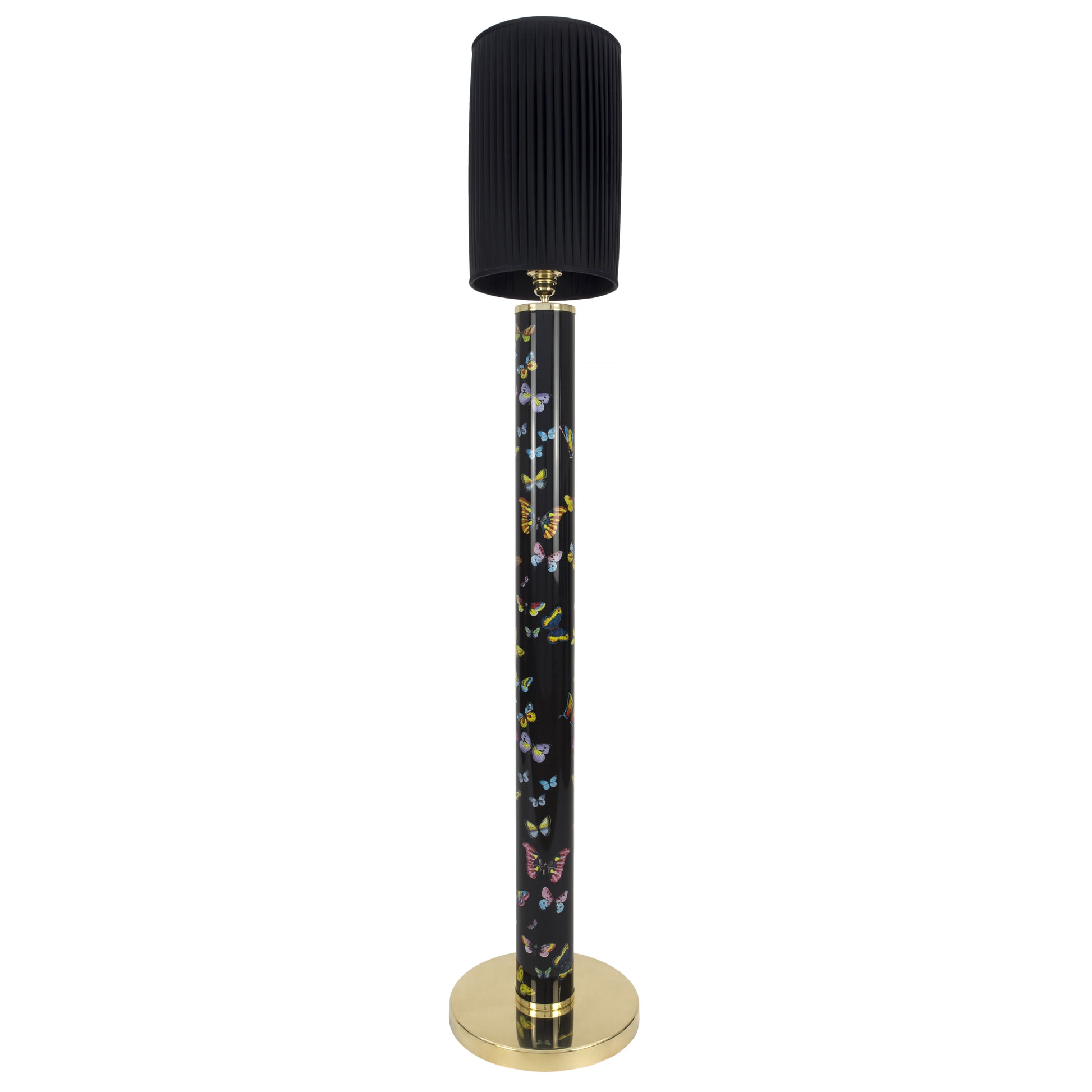 Fornasetti floor lamp butterflies on black - Milk Concept Boutique