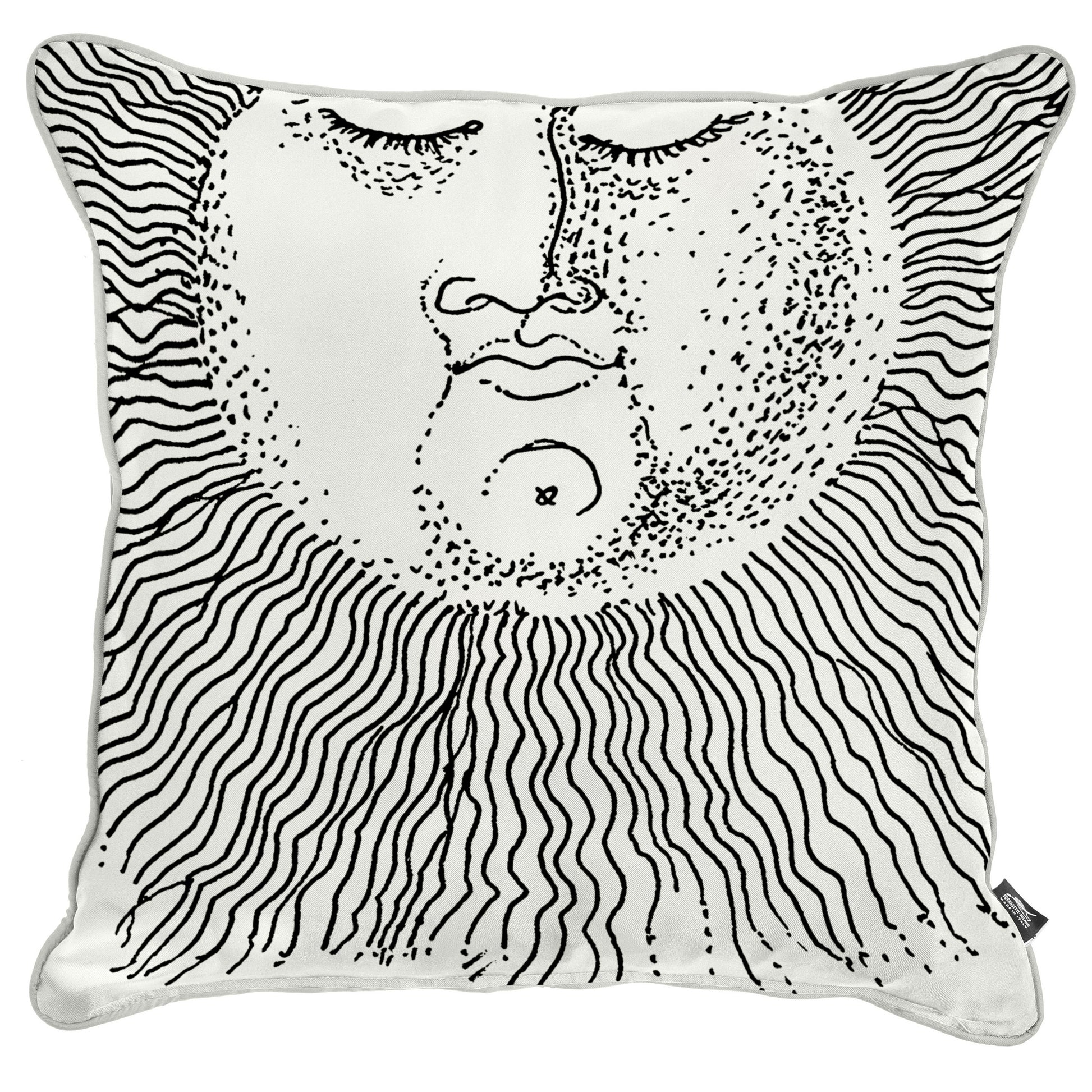 Fornasetti Silk Cushion Solingo 40x40cm - Milk Concept Boutique