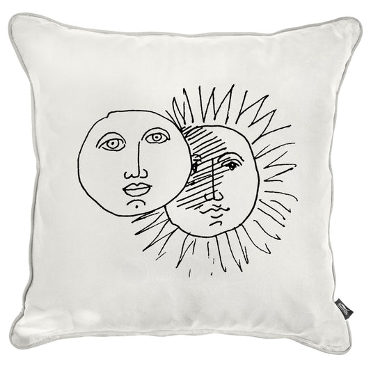 Fornasetti Silk Cushion Solitudo 40x40cm - Milk Concept Boutique