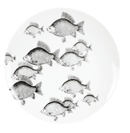 Fornasetti set of 6 wall plates Fish & Pesci - Milk Concept Boutique