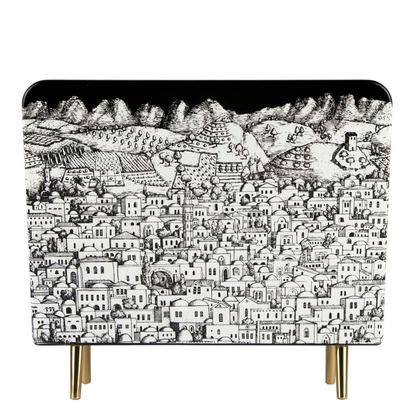 Fornasetti Gerusalemme Magazine Rack - Milk Concept Boutique