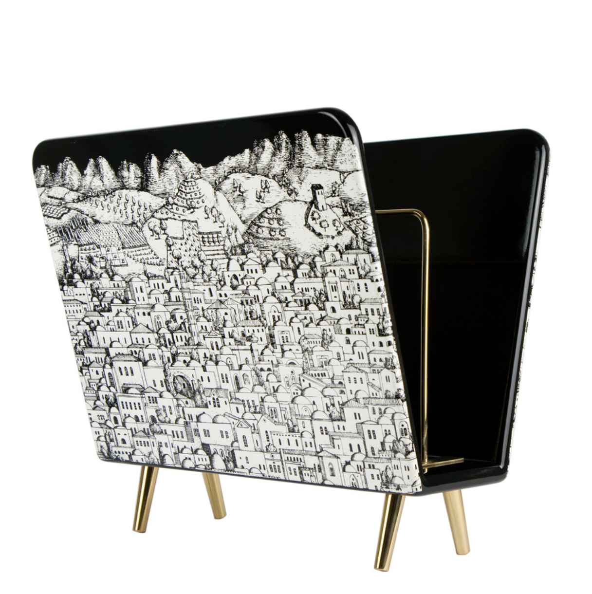 Fornasetti Gerusalemme Magazine Rack - Milk Concept Boutique