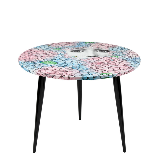 Fornasetti Coffee table top ø60cm - Ortensia - Milk Concept Boutique