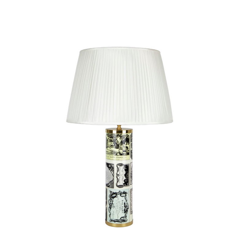 Fornasetti Conical pleated lampshade white - Milk Concept Boutique