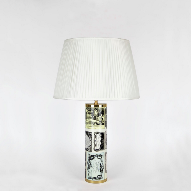 Fornasetti Conical pleated lampshade white - Milk Concept Boutique