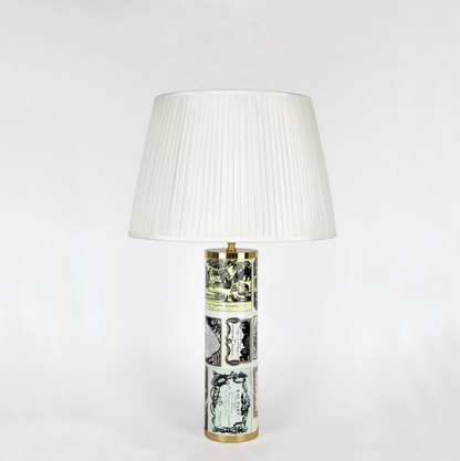 Fornasetti Conical pleated lampshade white - Milk Concept Boutique