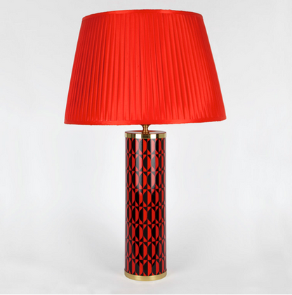 Fornasetti Conical pleated lampshade red - Milk Concept Boutique