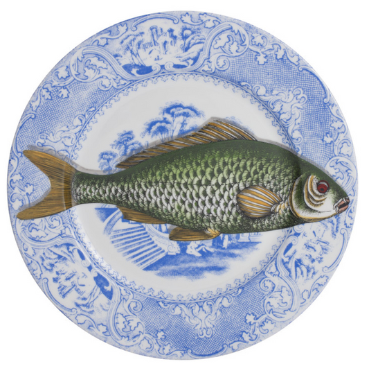 Fornasetti Plate from the set Piscibus n°5 colour - Milk Concept Boutique
