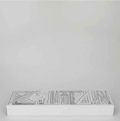 Fornasetti Strum.Disegno Box 300 -  Black on White - Milk Concept Boutique