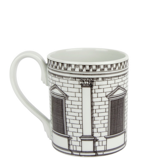 Fornasetti Mug Architettura black/white - Milk Concept Boutique