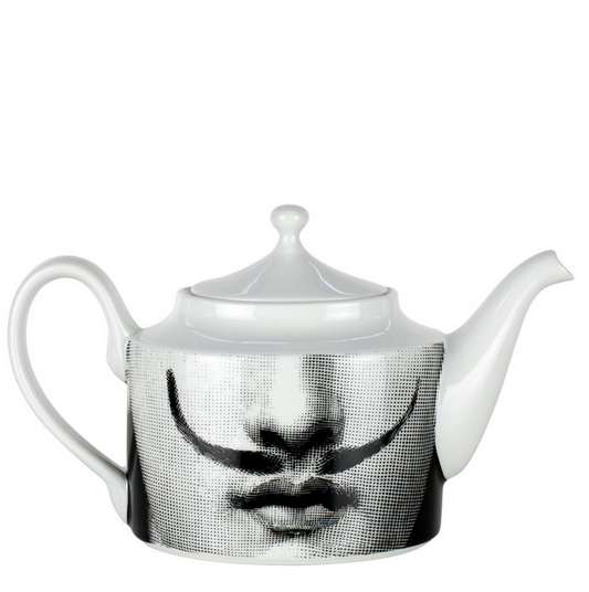 Fornasetti Teapot Tema e Variazioni n°21 black/white - Milk Concept Boutique