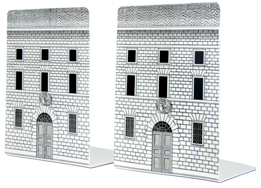 Fornasetti Bookends Architettura black/white - Milk Concept Boutique