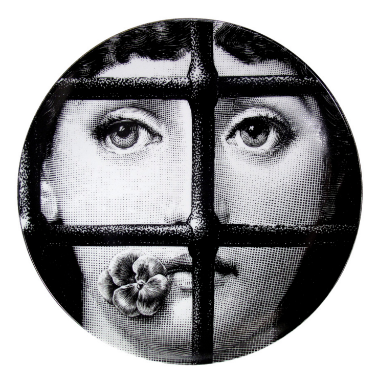 Fornasetti Wall Plate T&V 361 - Milk Concept Boutique