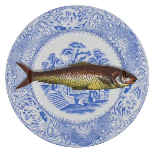 Fornasetti Plate from the set Piscibus n°6 colour - Milk Concept Boutique