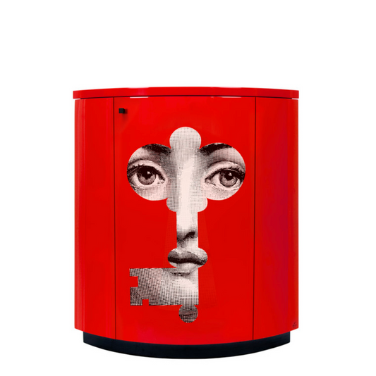 Fornasetti Corner cabinet Chiavi red - Milk Concept Boutique