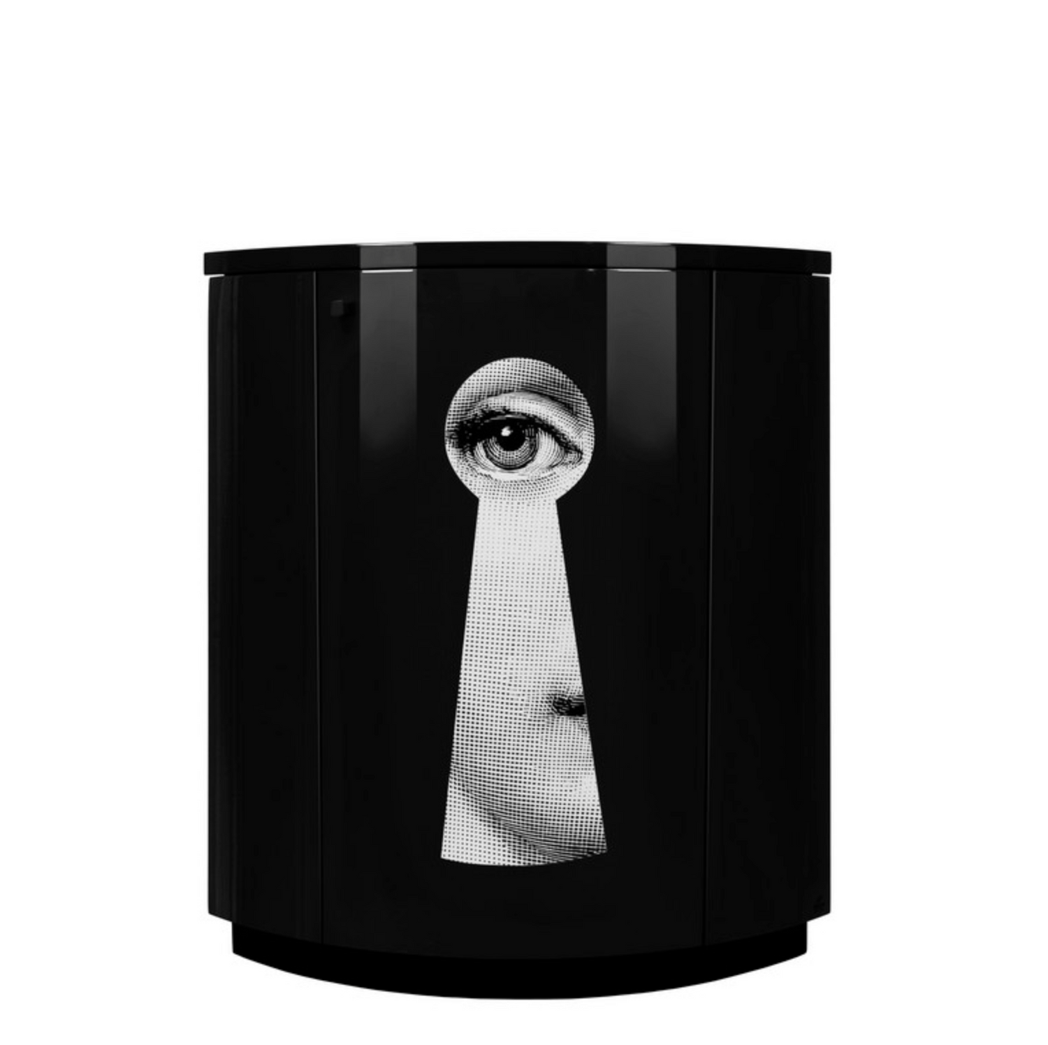 Fornasetti Corner cabinet Serratura black - Milk Concept Boutique