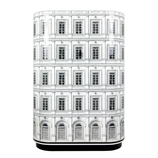 Fornasetti Curved cabinet Palazzo black/white - Milk Concept Boutique