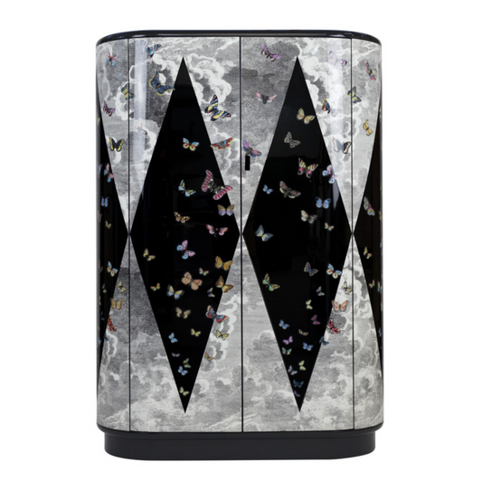 Fornasetti Curved cabinet Volo Magico colour - Milk Concept Boutique