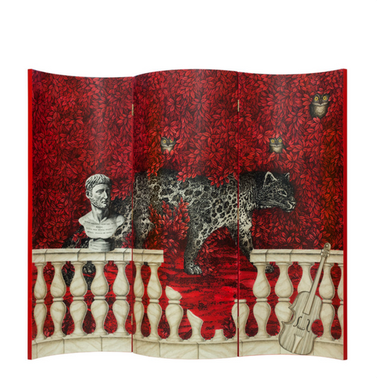 Fornasetti Curved screen Don Giovanni 169 x H.148cm - Milk Concept Boutique