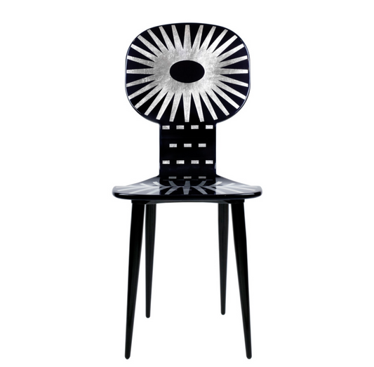 Fornasetti Chair Raggiera silver/black - Milk Concept Boutique