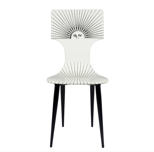 Fornasetti Chair Sole black/white - Milk Concept Boutique