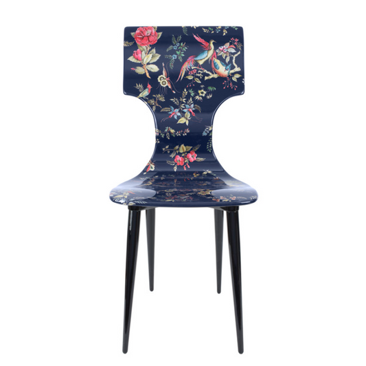 Fornasetti Chair Coromandel colour silver/blue - Milk Concept Boutique