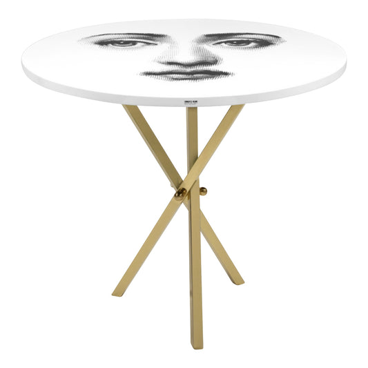 Fornasetti Coffee table top Ø60cm - Tema e Variazioni n.6 Black/White - Milk Concept Boutique